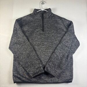 Jackson Hole Outerwear Mens XXL Quarter Zip Pullover Gray Space Dye SW036